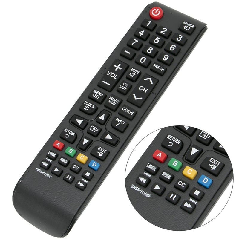 WINFLIKE Universal TV Remote Control BN59-01199F Replacement for Samsung Smart TV UN32J4500AFXZA UN32J5205AF UN40J520DAFXZA UN43J520DAFXZA Sub BN59-01199K BN59-01199L BN59-01199G BN59-01199S - Image 1